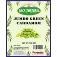 thumbnail image 1 of Back2Natural Green Cardamom Pods Spice (Hari Elachi) 3.5oz (100g) ~ All Natural | Vegan | Gluten Friendly | NON-GMO | Product of India, 1 of 1