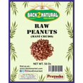 thumbnail image 1 of Back2Natural Peanuts, Raw Whole With Skin (uncooked, unsalted) 56oz ~ All Natural | Vegan | Gluten Friendly | Fresh Product of USA ~ Spanish Grade Groundnut / Red-skin, 1 of 1