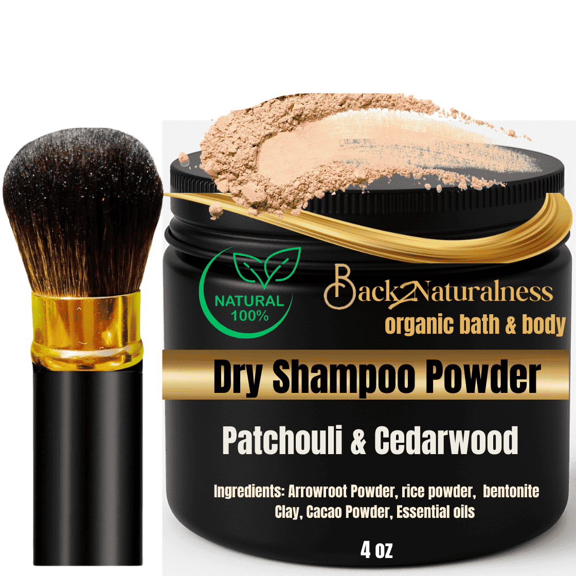 Back2Naturalness Dry Shampoo Powder, Natural Scalp Care, Patchouli and Cedarwood, 3.5 oz, 2 Pack