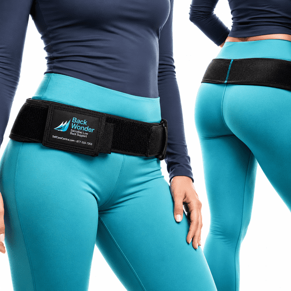 BackWonder SI Joint Belt with Lower Back Support for Men and Women, Small
