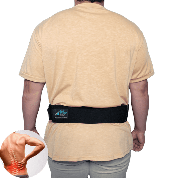 BackWonder SI Joint Belt by GNR – Sacroiliac Belt Supports Pelvis, Lower Back, Reduces Sciatica Nerve & Lumbar Pain – Comfortable SI Brace for Women & Men with