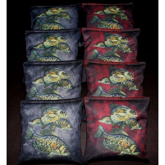 BackYardGamesUSA Large Mouth BASS Fisherman Fish 8 Regulation Cornhole Bean Bags B168