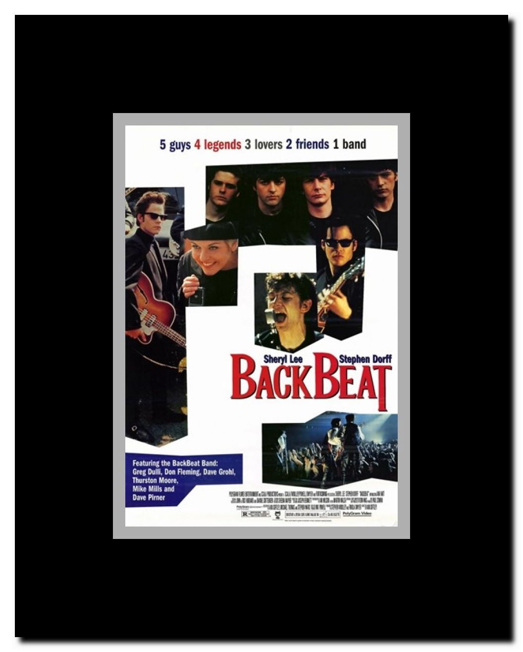 Backbeat Framed Movie Poster