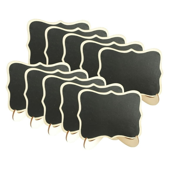 Backboard Decorating Sign Message Number Tag Signs with Stands Chalkboard board , style B