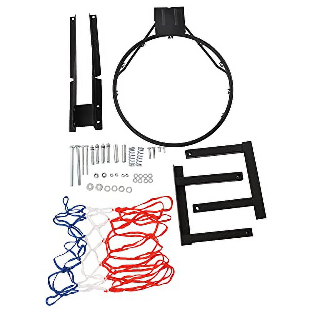 Backboard and Rim Combo, Indoor Outdoor Pole Mount Basket Ball Hoop ...