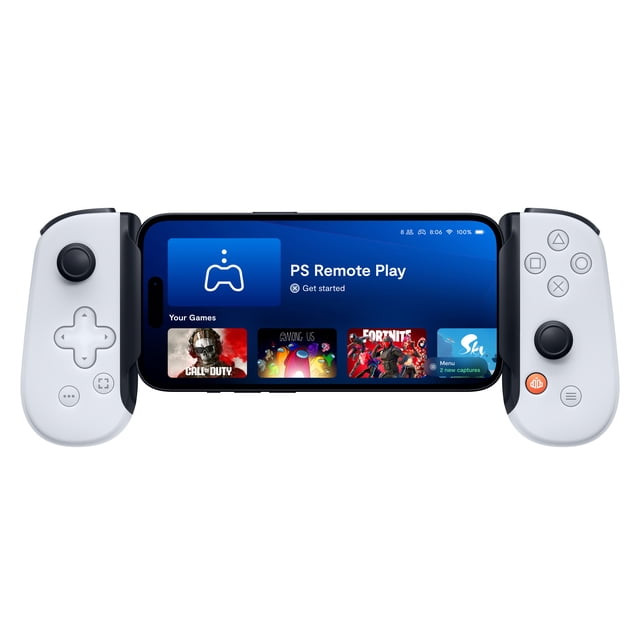 Backbone One - PlayStation Edition (Lightning) - Mobile Gaming Controller for iPhone - 2nd Gen - White