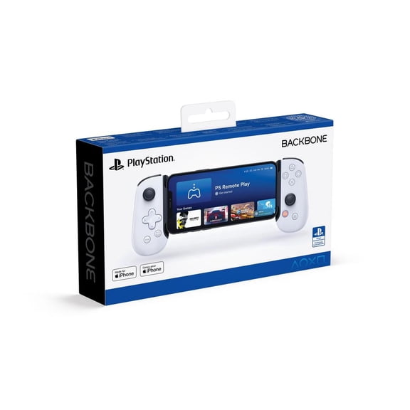 BACKBONE One Mobile Gaming Controller for iPhone [PlayStation Edition] - Enhance Your Gaming Experience on iPhone - Play Xbox, PlayStation, Call of Duty, Roblox, Minecraft, Genshin Impact & More