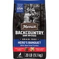 thumbnail image 1 of Merrick Backcountry Grain Free Kibble with Freeze Dried Raw Pieces, Hero's Banquet Recipe Adult Dry Dog Food 20 lbs., 1 of 2
