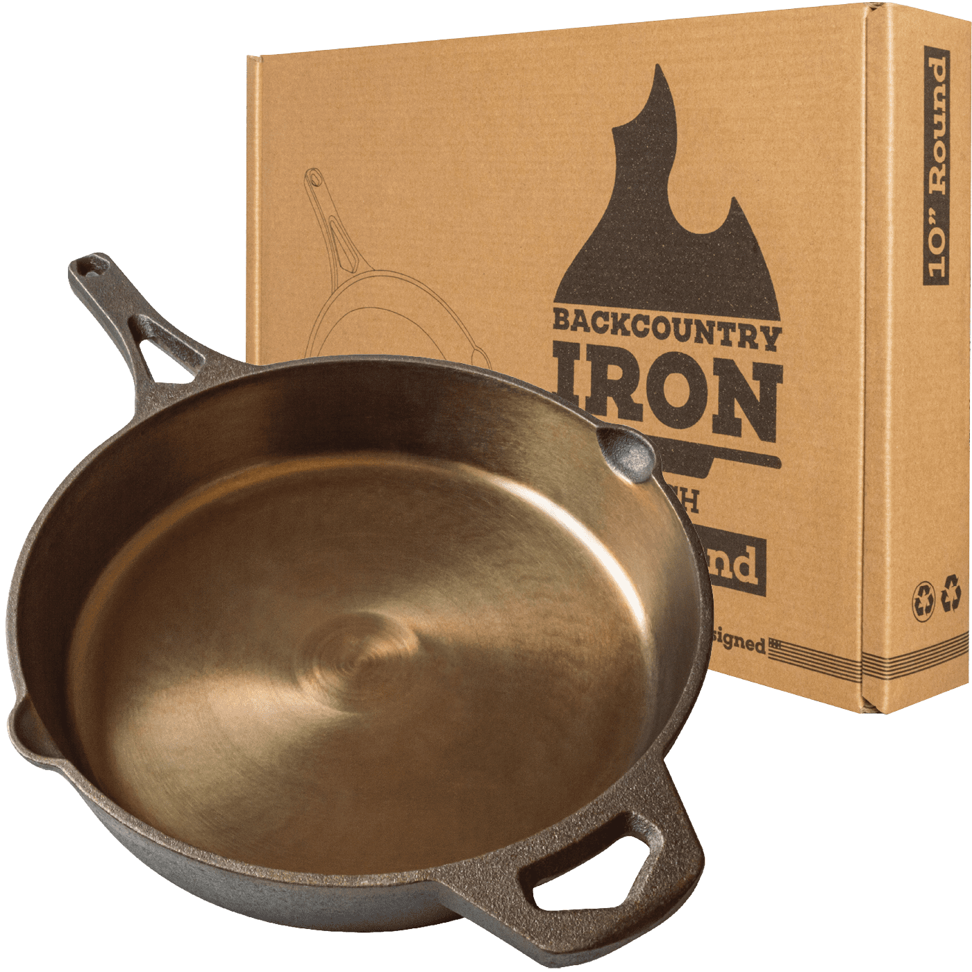 Backcountry Iron 10.5 inch Single-Burner Reversible Cast Iron