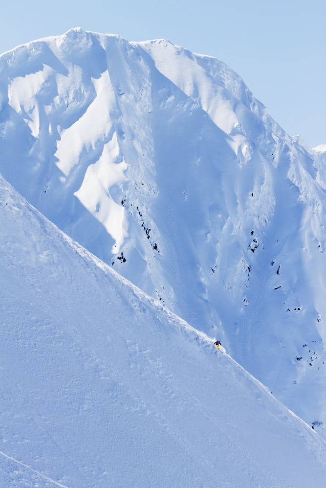 Backcountry Skiing In The Chugach Mountains In Late Winter Southcentral Alaska United States Of America Canvas Art - Scott Dickerson Design Pics (12 x 19)