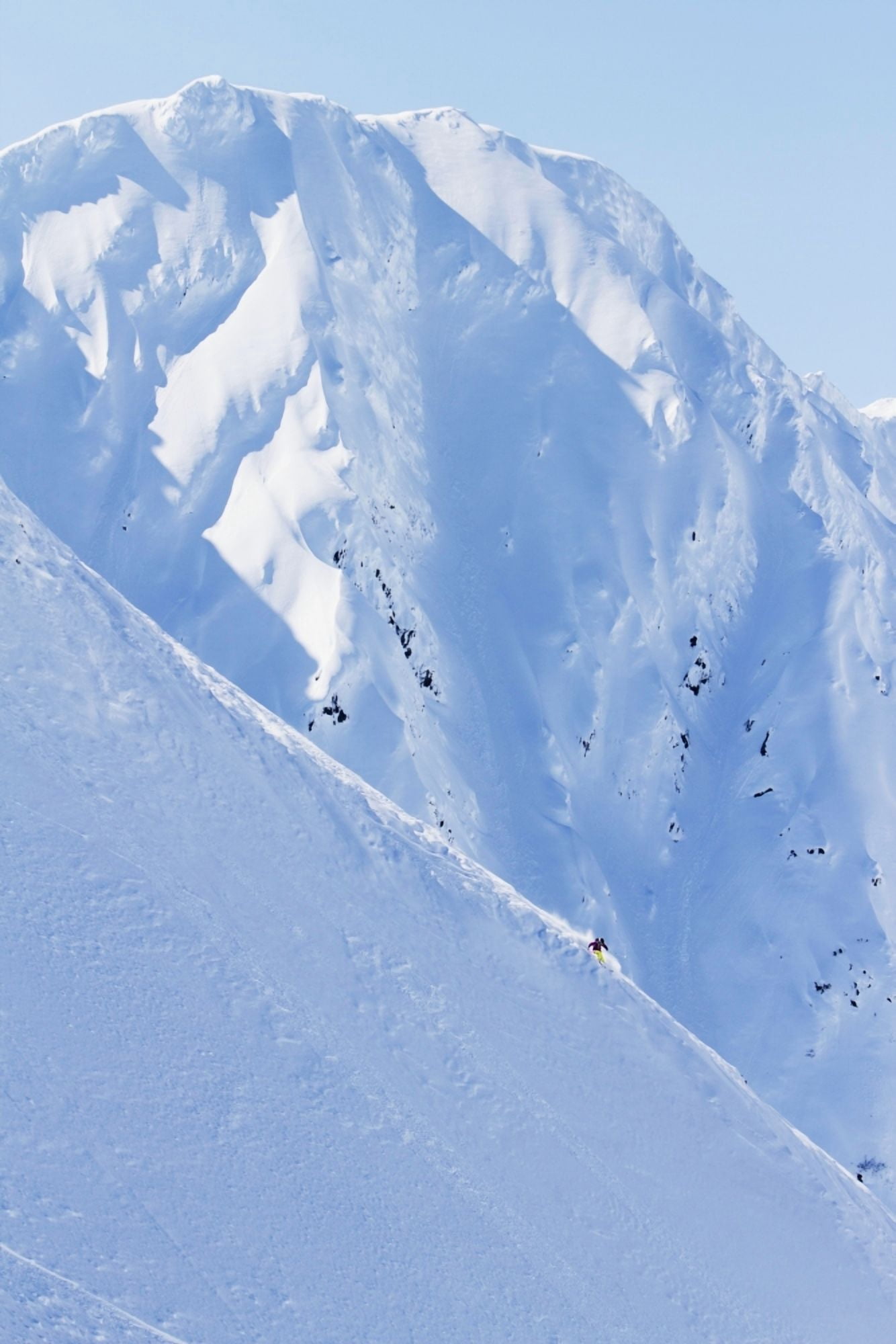 Backcountry Skiing In The Chugach Mountains In Late Winter Southcentral Alaska United States Of America Canvas Art - Scott Dickerson Design Pics (24 x 38)