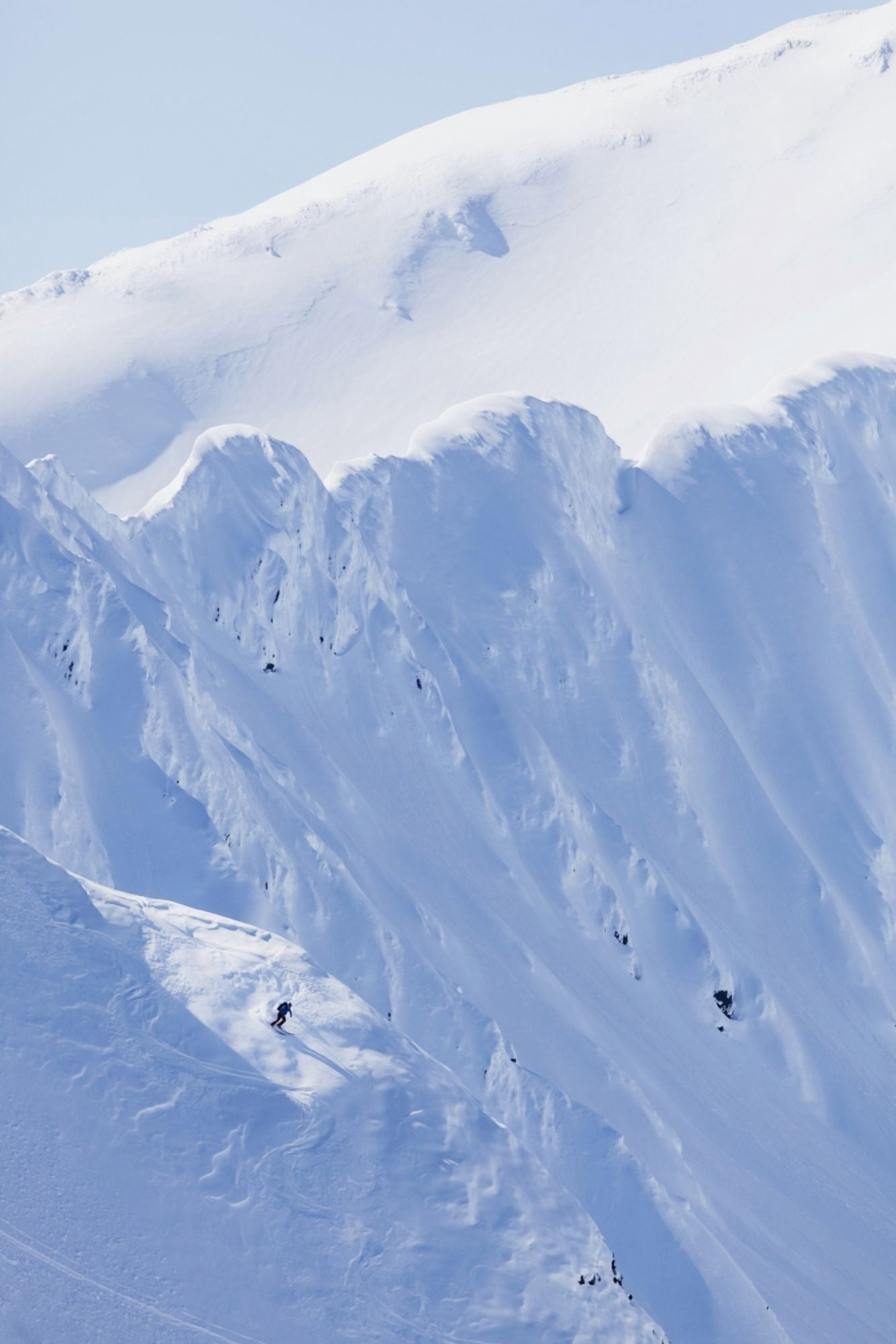 Backcountry Skiing In The Chugach Mountains In Late Winter Southcentral Alaska United States Of America Canvas Art - Scott Dickerson Design Pics (24 x 38)