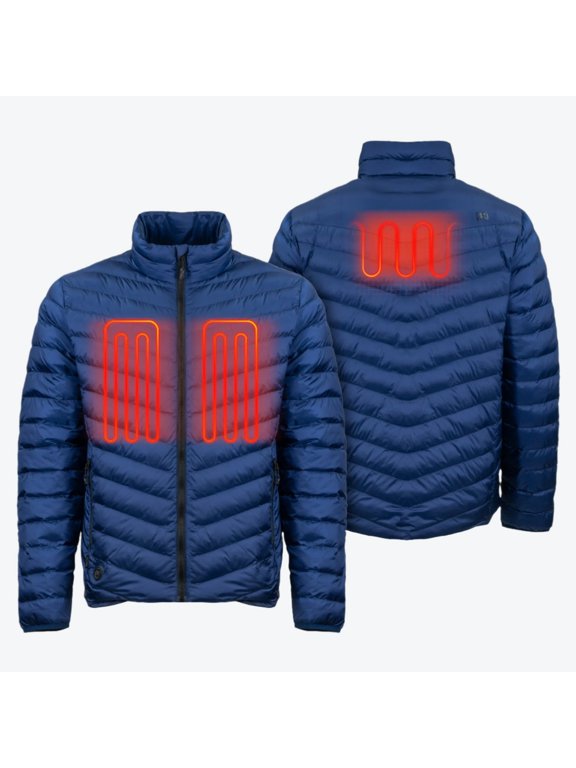 Backcountry Xtera Heated Puffer Jacket for Men, 3 Heat Zones, 7.4V Battery Included, PrimaLoft ThermoPlume
