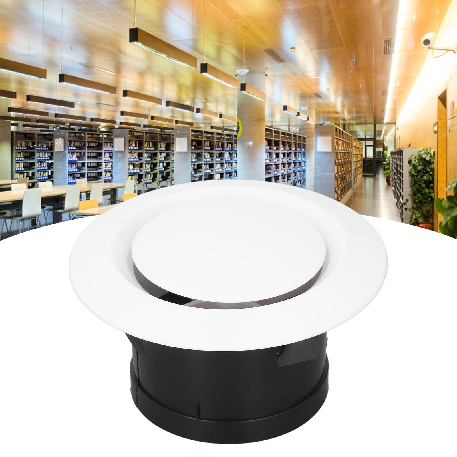 Backdraft Damper One Way Airflow Ducting Insert Shutter Inline Spring