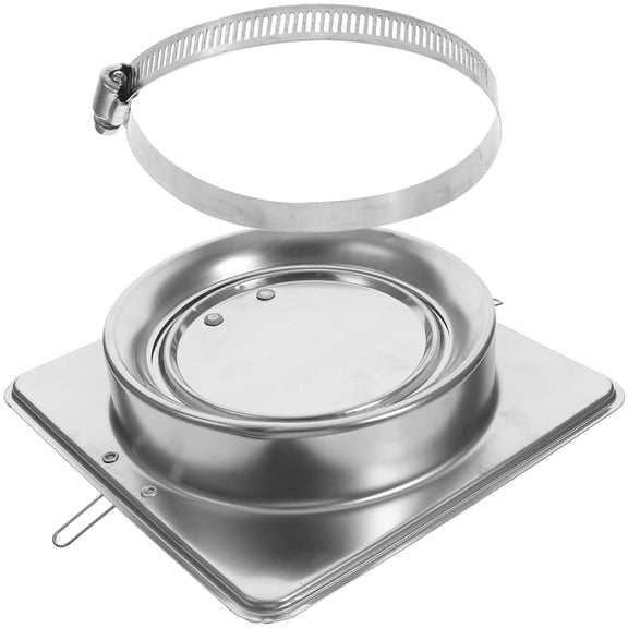 Backdraught Valve Automatic Check Air Compressor Exhaust Cover Vent Louver Anti-Odor Stainless Steel