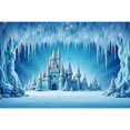 thumbnail image 1 of Backdrop Castle Ice Curtains Forest Mountain Photography Shooting Background Childr Birthday rations, 1 of 8