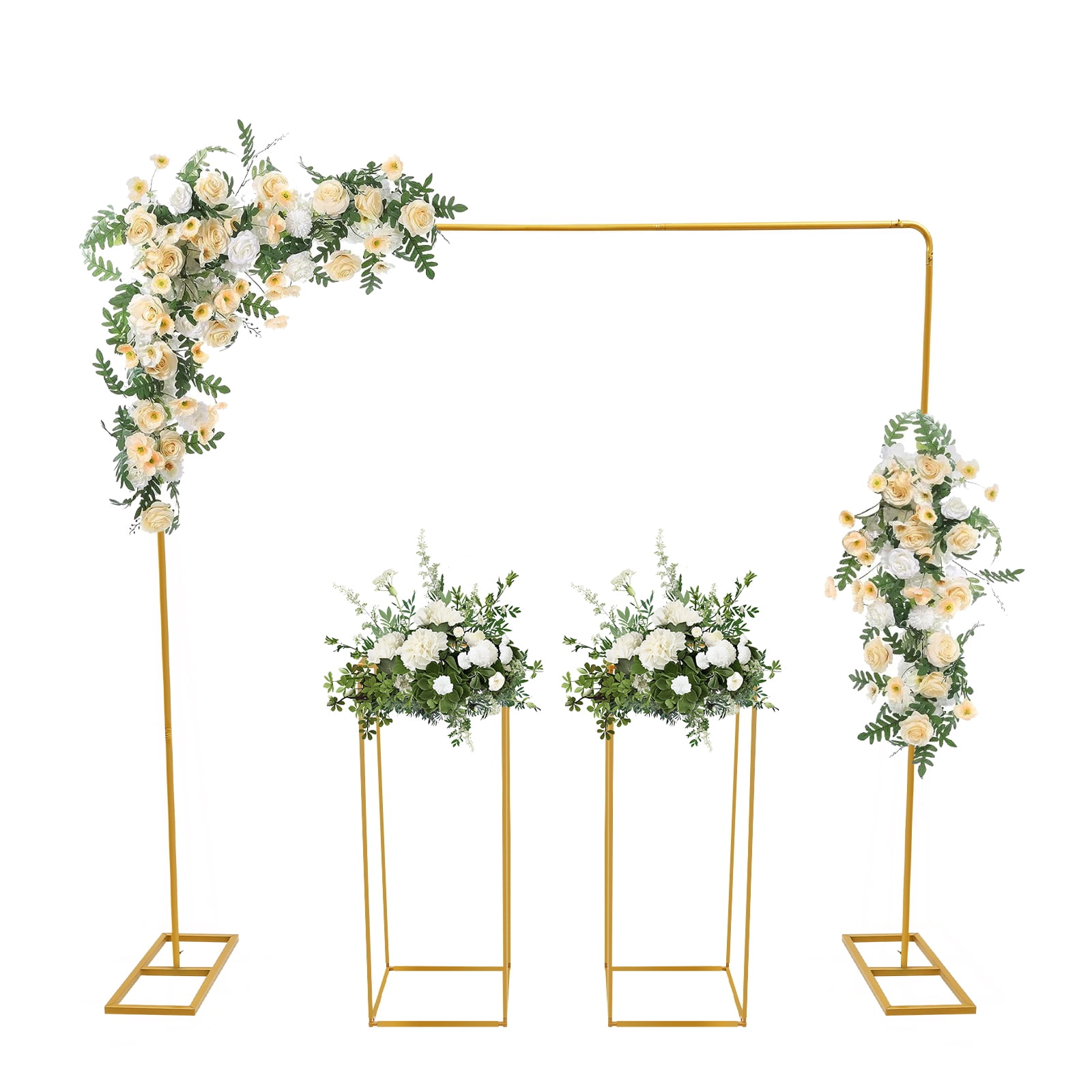 Backdrop Stand Kit,Adjustable Height Square Stand,Adjustable Metal ...