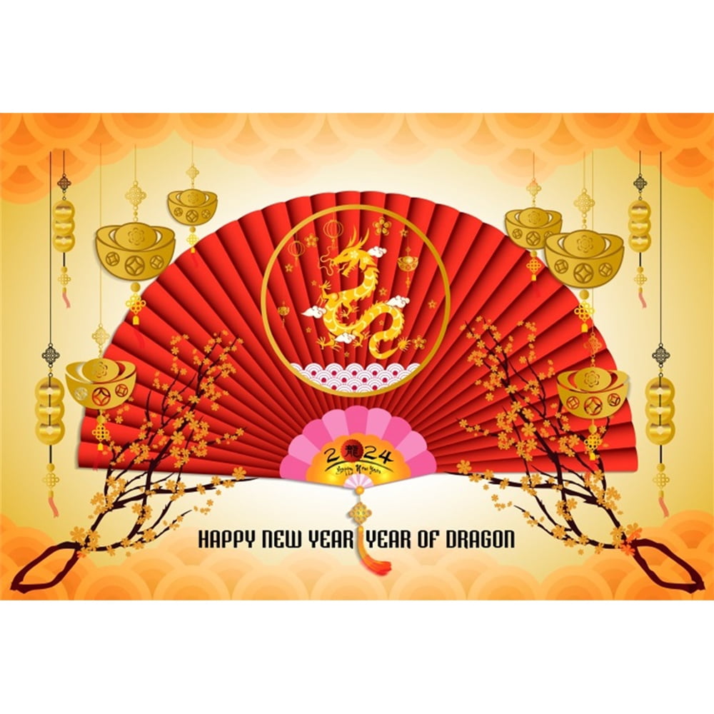 chinese new year flowers drawing