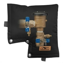 Backflow Cover, Backflow Preventers Protection, Pressure Vacuum Breaker Cover for Winter, Insulated Cover Pouch for Irrigation Backflow Valve, Sprinkler Valves Cover in Snow or Sun Exposure – Black
