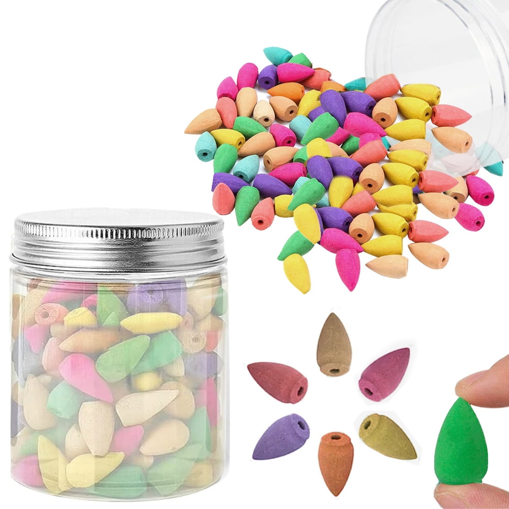 Backflow Incense Cones 100 Pcs Natural Handwork Scents Waterfall