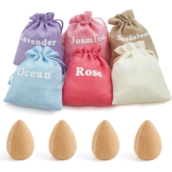 Backflow Incense Cones for Waterfall - Set of 6 Waterfall Incense Cones Lavender Jasmine Ocean Sandalwood White Sage Rose (Magic Hour)- Long Lasting Aroma for Positivity & Pure Air