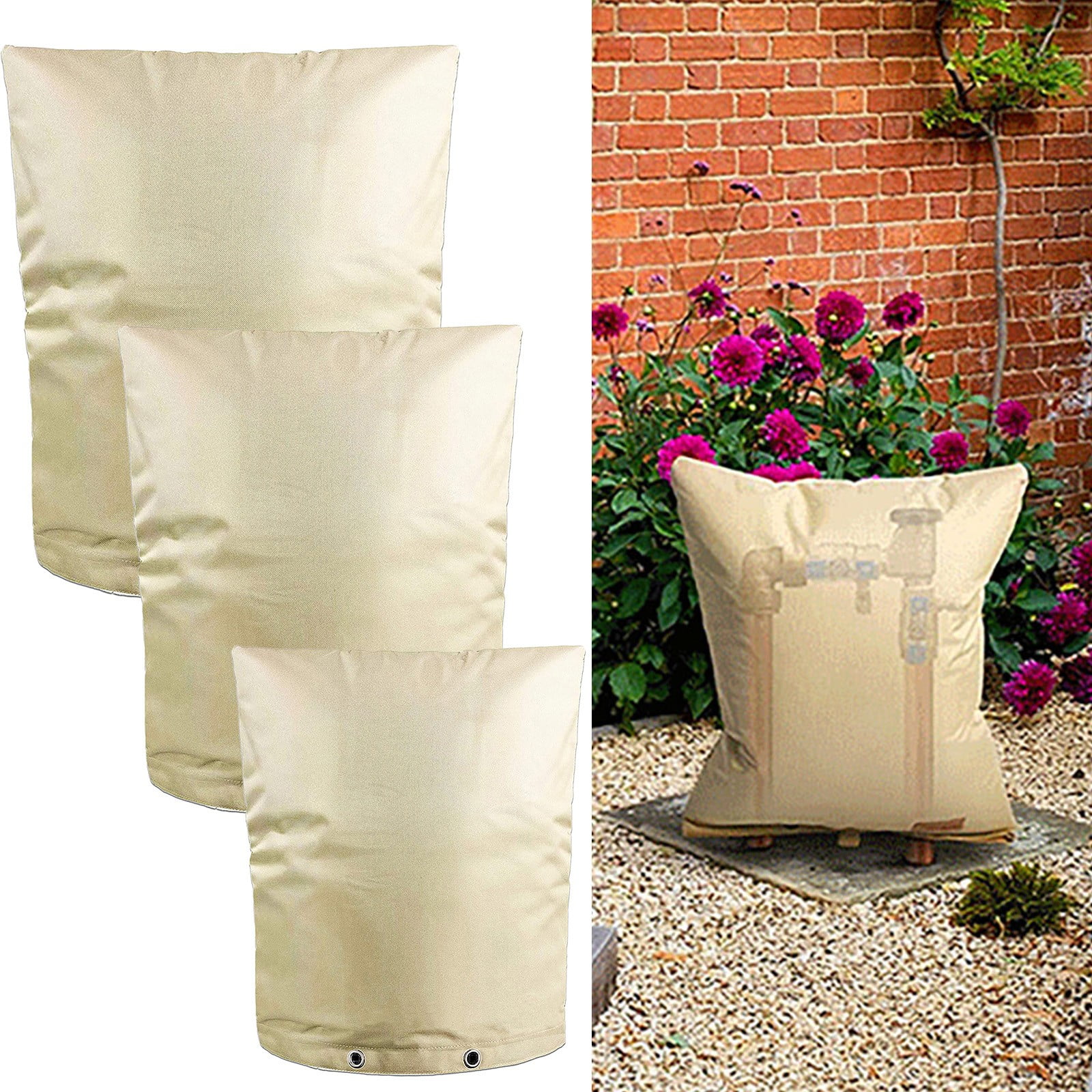 Backflow Preventers Protection, 30.3 x 24.8inch Backflow Winter Cover