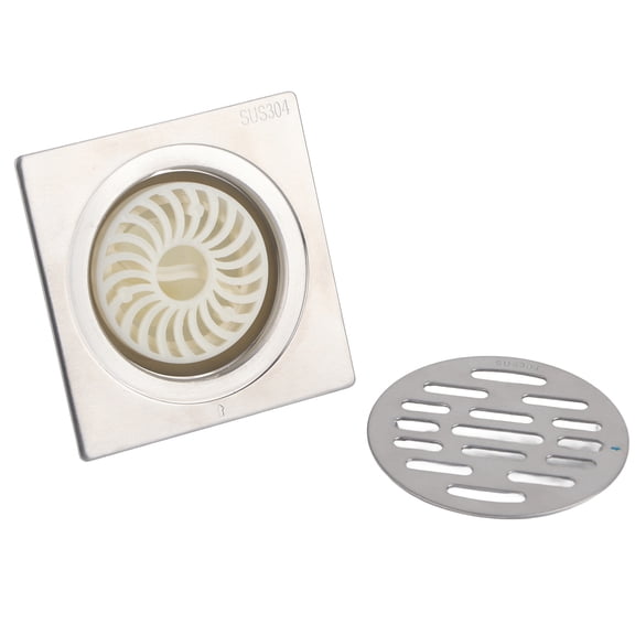 Backflow Prevention for Bathroom, Toilet & Kitchen Stainless Steel Odorless Shower Drain