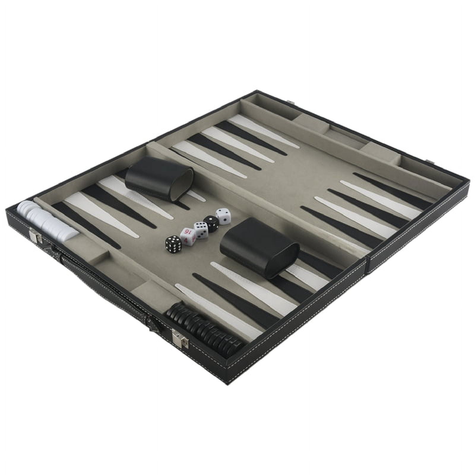 Backgammon Set Classic 14.75 Inch Backgammon Sets for Adults Board