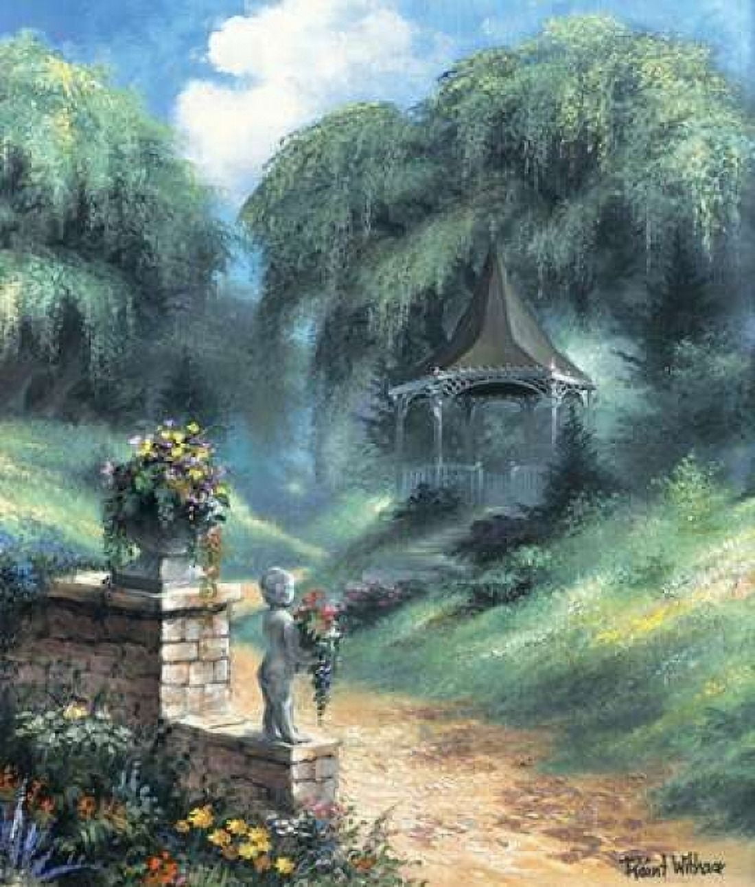 Backgarden II Canvas Art - Reint Withaar (24 x 24)