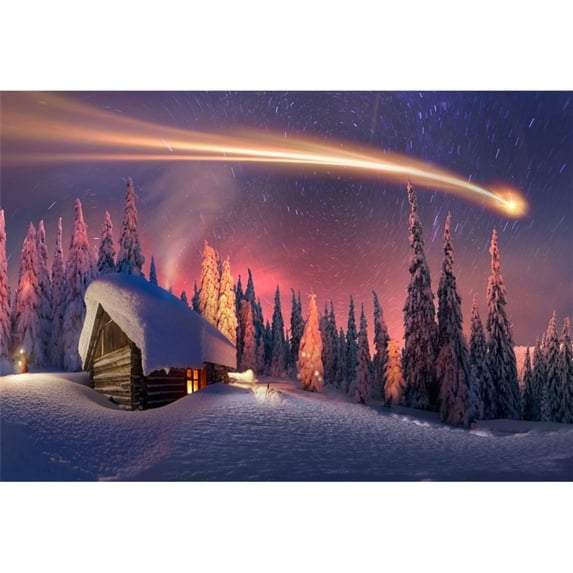 Backgroud Light Polar Landscape Winter Norway Lights Northern Scenery Lake Mountains Snow-Capped Arctic Backdrop Borealis Aurora