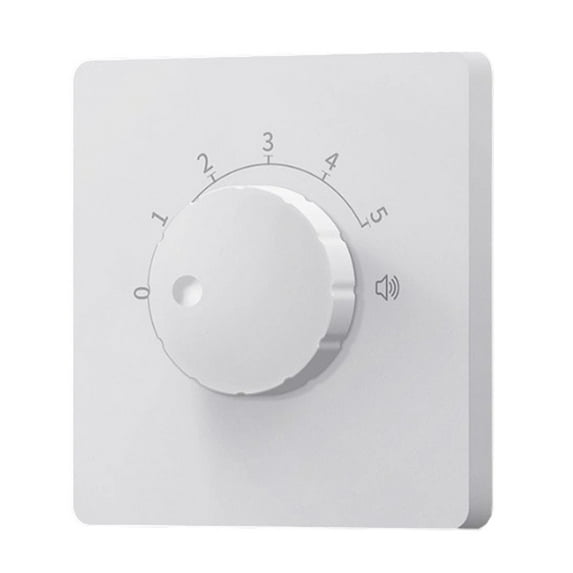 Background Music Sound Control Switch with 5-Gear Volume Adjustment and Multi-Color Options for Home Improvement