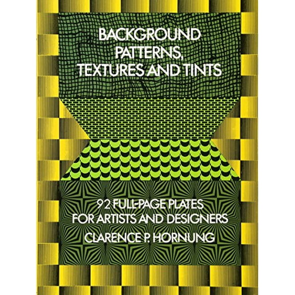 Pre-Owned Background Patterns, Textures and Tints: 92 Full Page Plates for Artists and Designers (Dover Pictorial Archive) Paperback