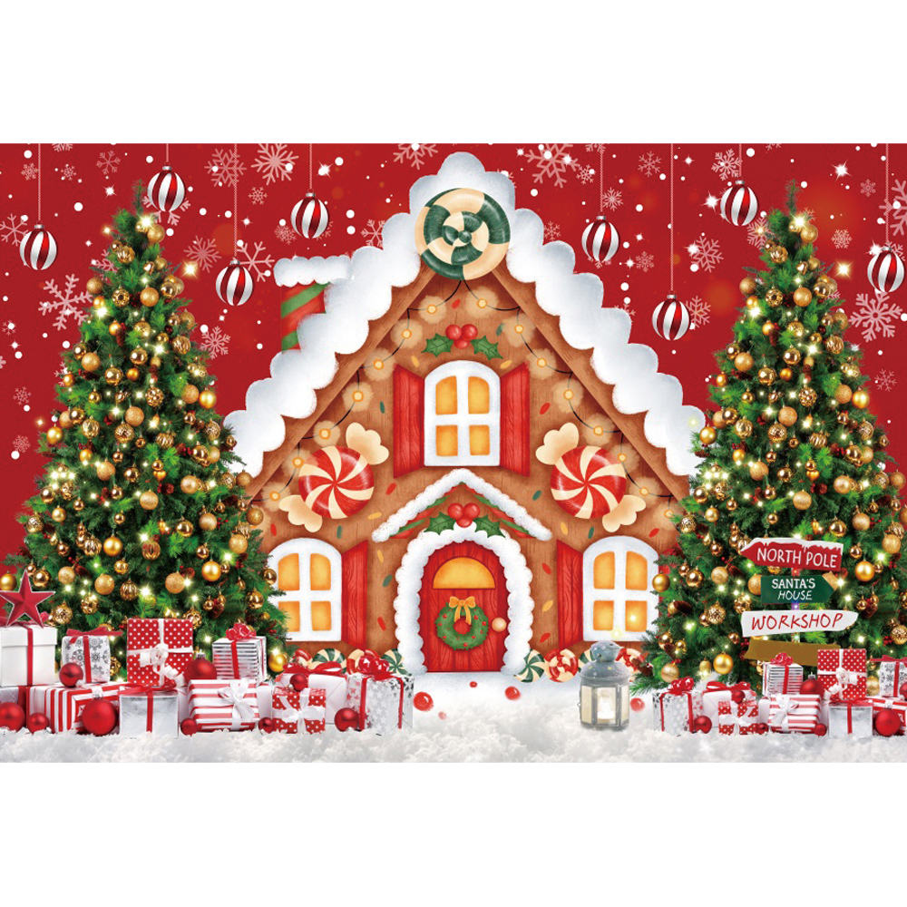 Background Photography Party Family Tree Xmas Candy Gift Lollipops ...