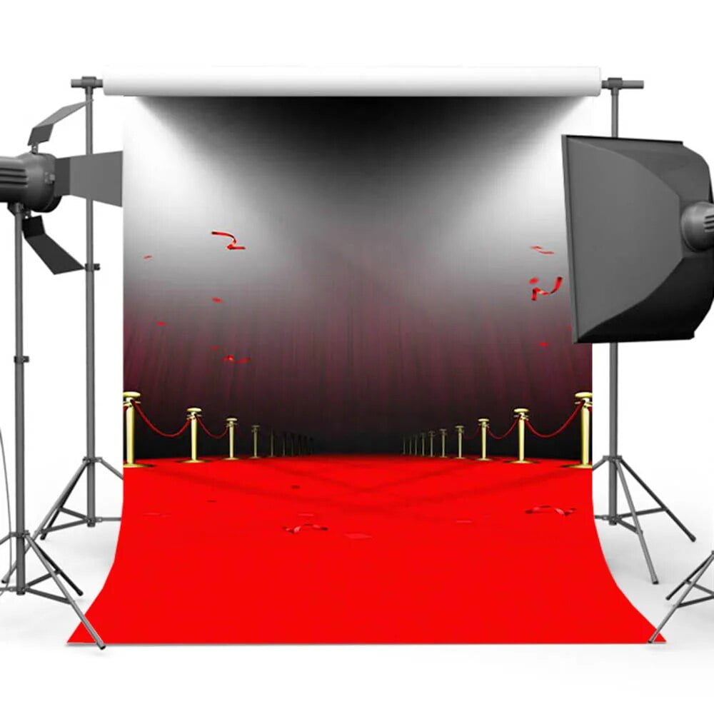 Background Photography Red Carpet Photo Booth Backdrop for Photo Studio