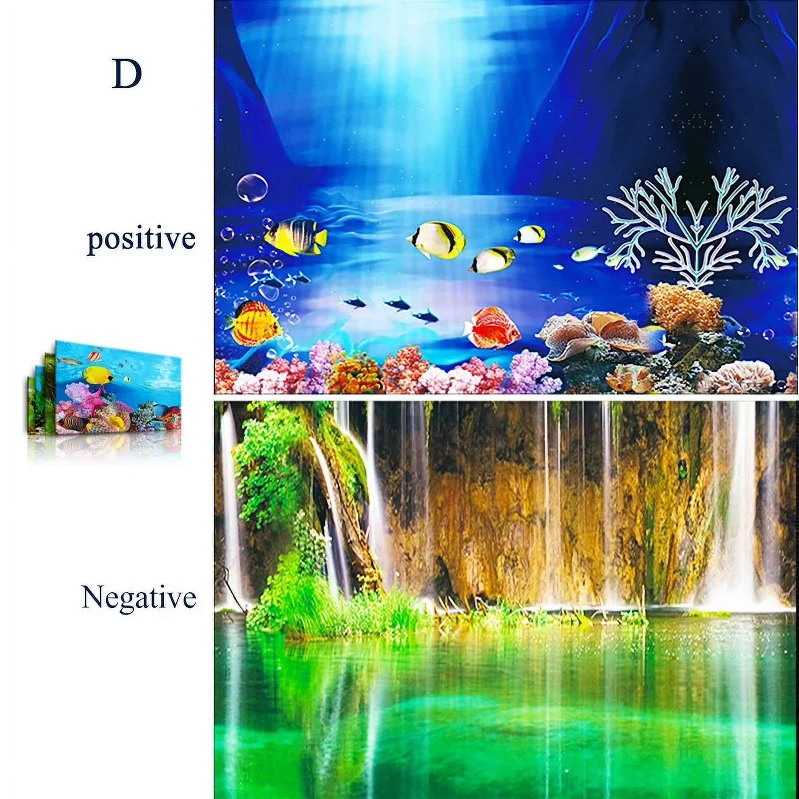 Background for Aquarium 3d Marine Decorations Stickers & Poster Goods