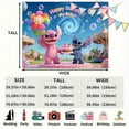 thumbnail image 1 of Background for a Sticker and Lilo's Birthday Party - Suitable for classrooms, offices or photography studios, 1 of 10