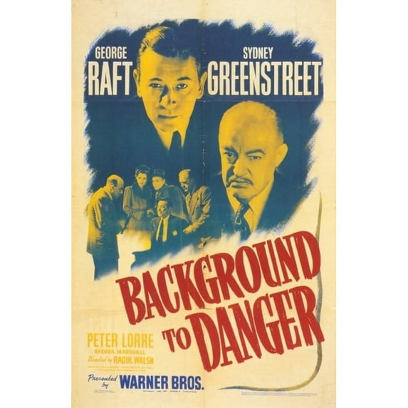 Background to Danger Movie Poster (11 x 17)