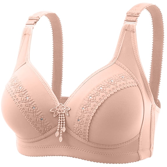 Backless Bra Women Lightly Lined Bra Feature V-Neck T-Shirt Bra Style W-1123 Gold-a XXL