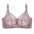 thumbnail image 1 of Vedolay Bras for Women Push Up Adjustable Bra Tube Top Sagging No Wire Full Cup Lift Wire Push up Bra(Purple,34C), 1 of 5