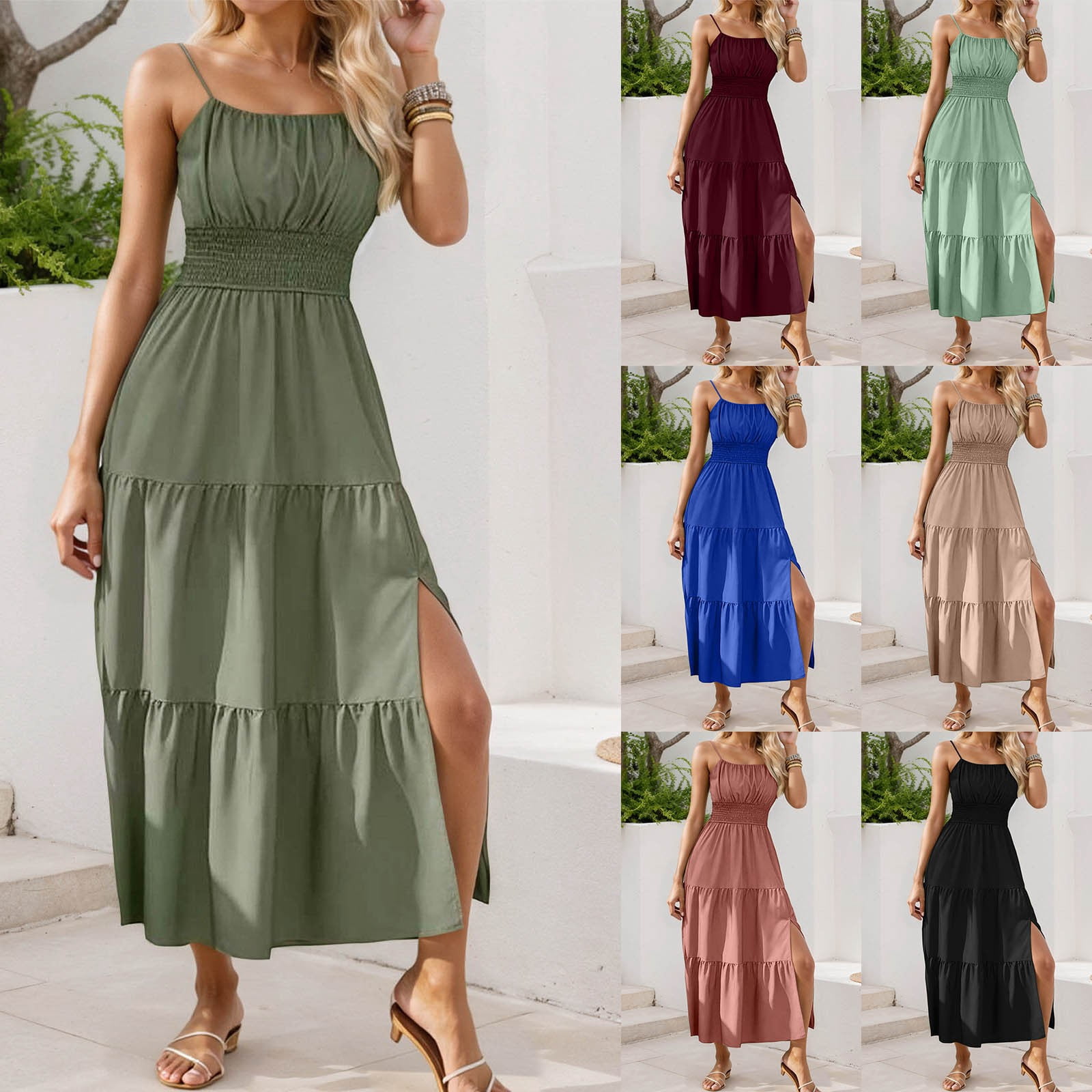 womens tall dress pants Wide Leg Pleated 2.0 for Women Color:Crimson _vday Lace Midi Dress -