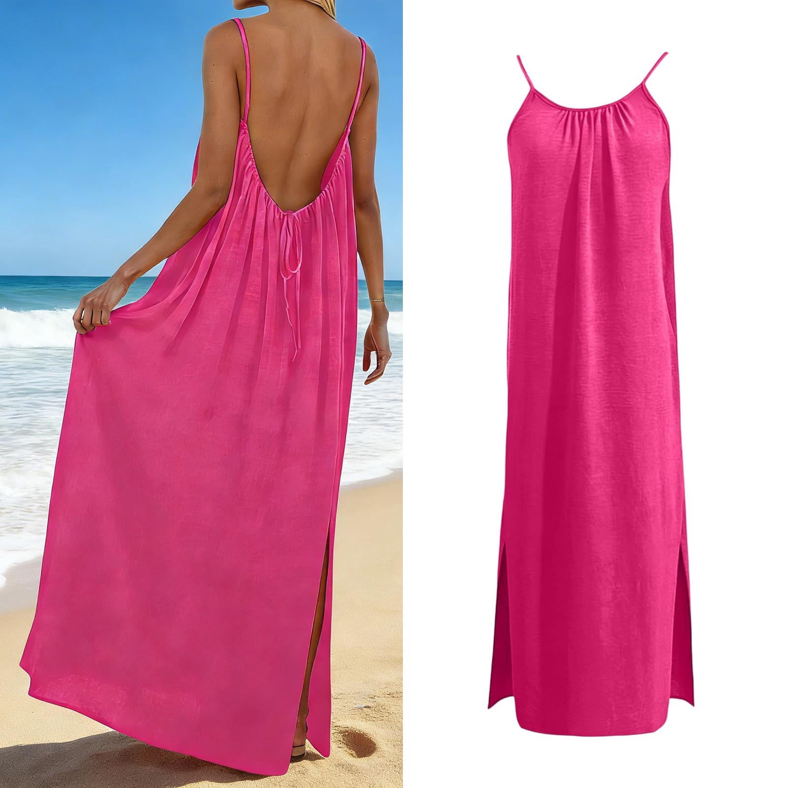 hanky hem beach dress Dress.. – The Hippy Clothing Co Top Trends in Sexy Size:42W tie waist midi dress