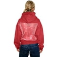 thumbnail image 1 of Backless Hoodie for Women with Mesh Long Sleeve Sweatshirt Fall Casual Pullover Top, 1 of 4