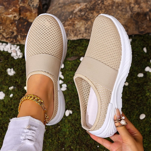 sneaker backless shoes for ladies