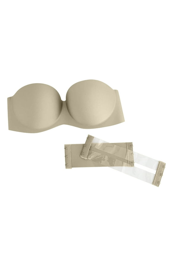 Backless Strapless Bra Ladies Strapless Gathering Invisible Bra Glossy Back Buckle Breast Seamless Bra Underwear Seamless Strapless Bra
