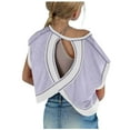 thumbnail image 1 of Backless Tops for Girls UK Open Back Workout Top Backless Long Sleeve Athletic Shirt Running Crop Top Gym Yoga Tee Shirt Kids Casual Loose Fit Pullover Blouses Children, 1 of 5