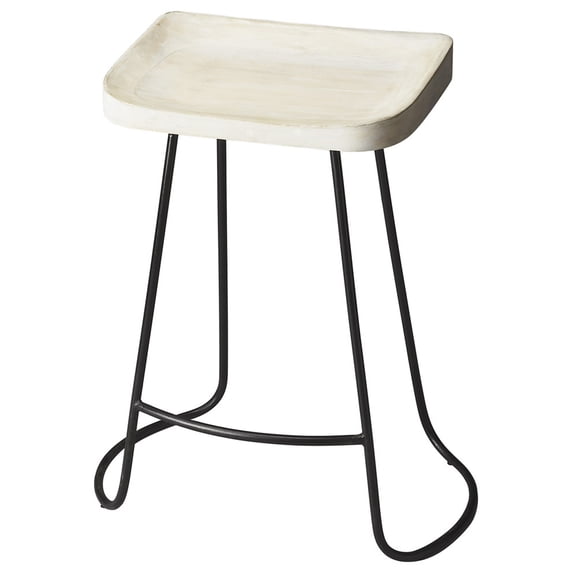 Backless Wood Counter Stool