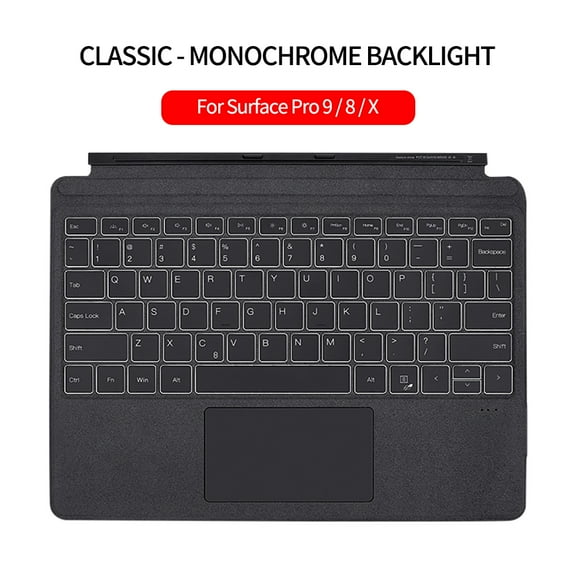 Backlight Bluetooth Keyboard For Microsoft Surface Pro 3 4 5 6 7 8 9 Pro X Go 1 2 3 Keyboard Backlit Trackpad Wireless