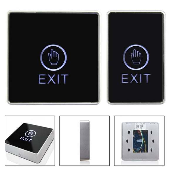 Backlight Push Touch Exit Button Infrared Door Switch With Led Indicator