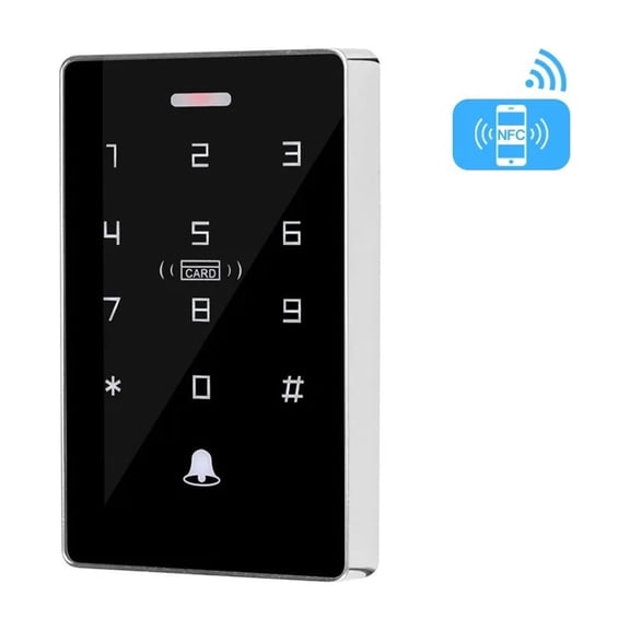 Backlight Touch Dual Frequency Card Access Control Keypad Door Lock Opener WG Output Watreproof