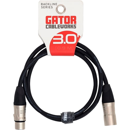 Gator Cases 3 Foot XLR Microphone Cable